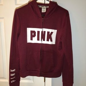 Victoria’s Secret VS Pink Jacket Size Medium /Hood